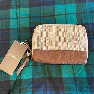 Pistil zippered wallet.